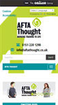 Mobile Screenshot of aftathought.co.uk